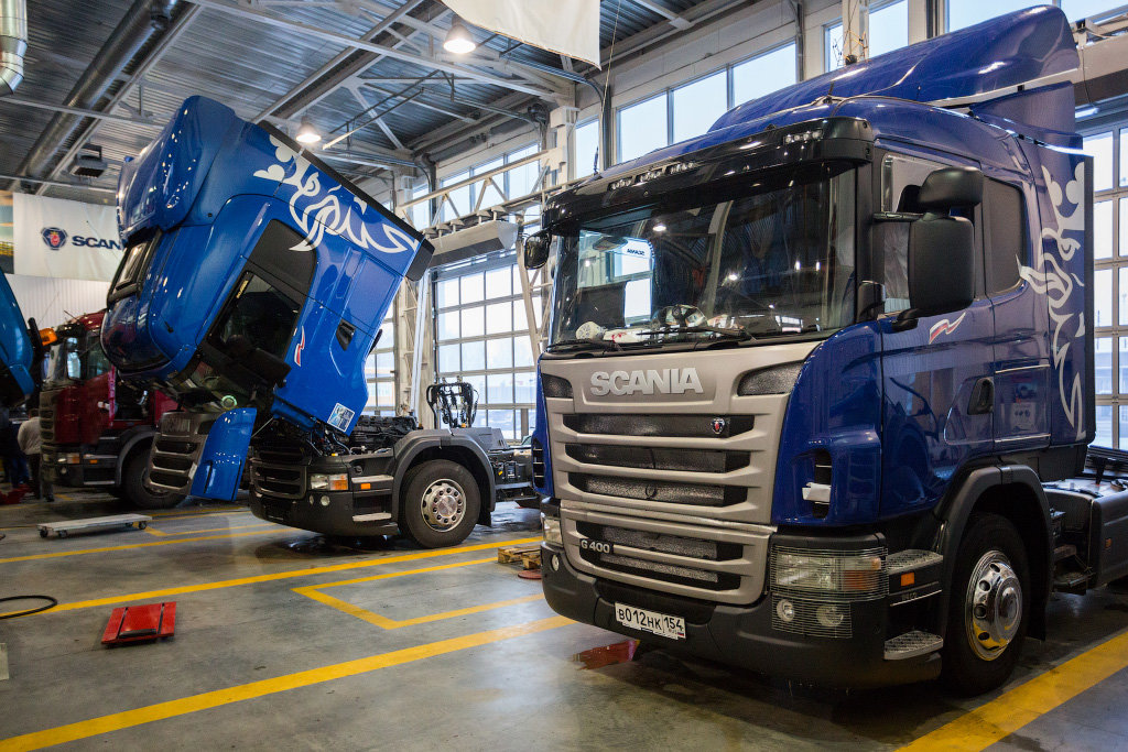 техобслуживание грузовых автомобилей Scania в «ДАФПИТЕР»